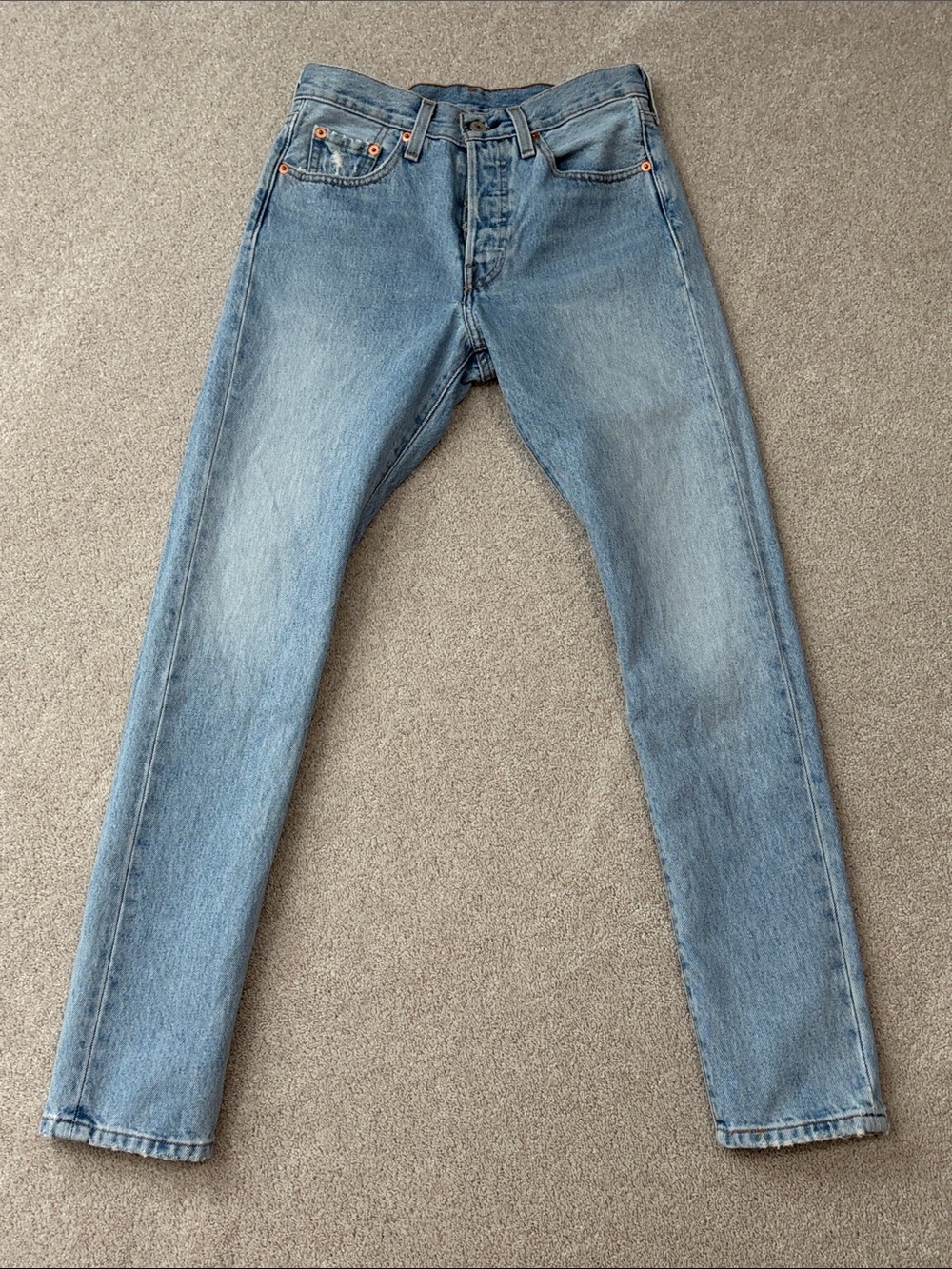 501 Light Blue Women's Skinny Jeans - Classic Denim